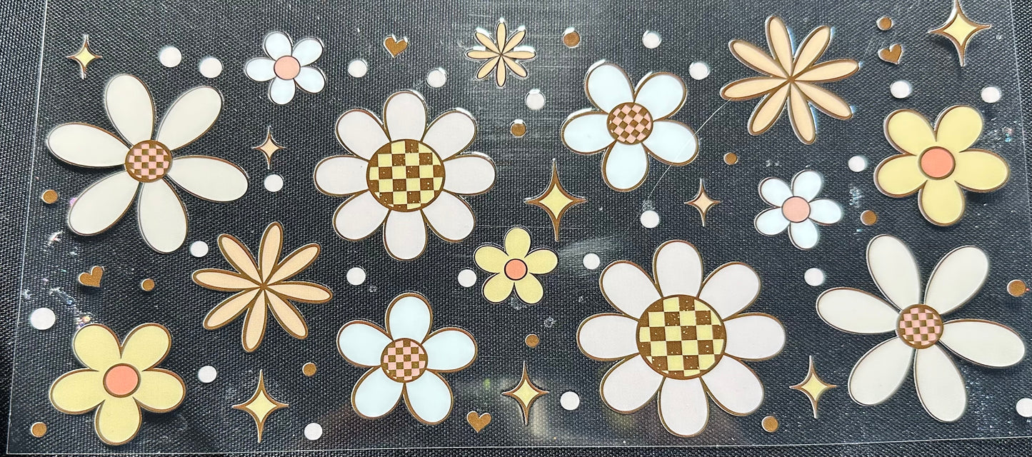 checkered flowers