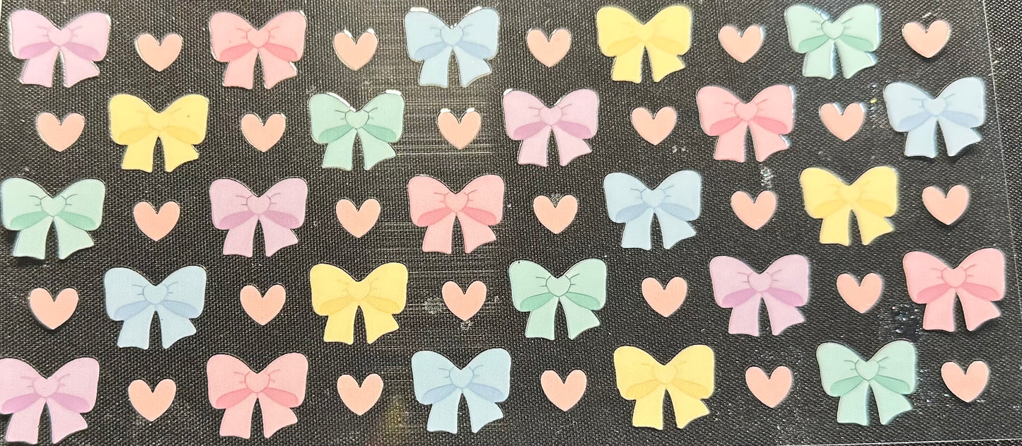 pastel bows