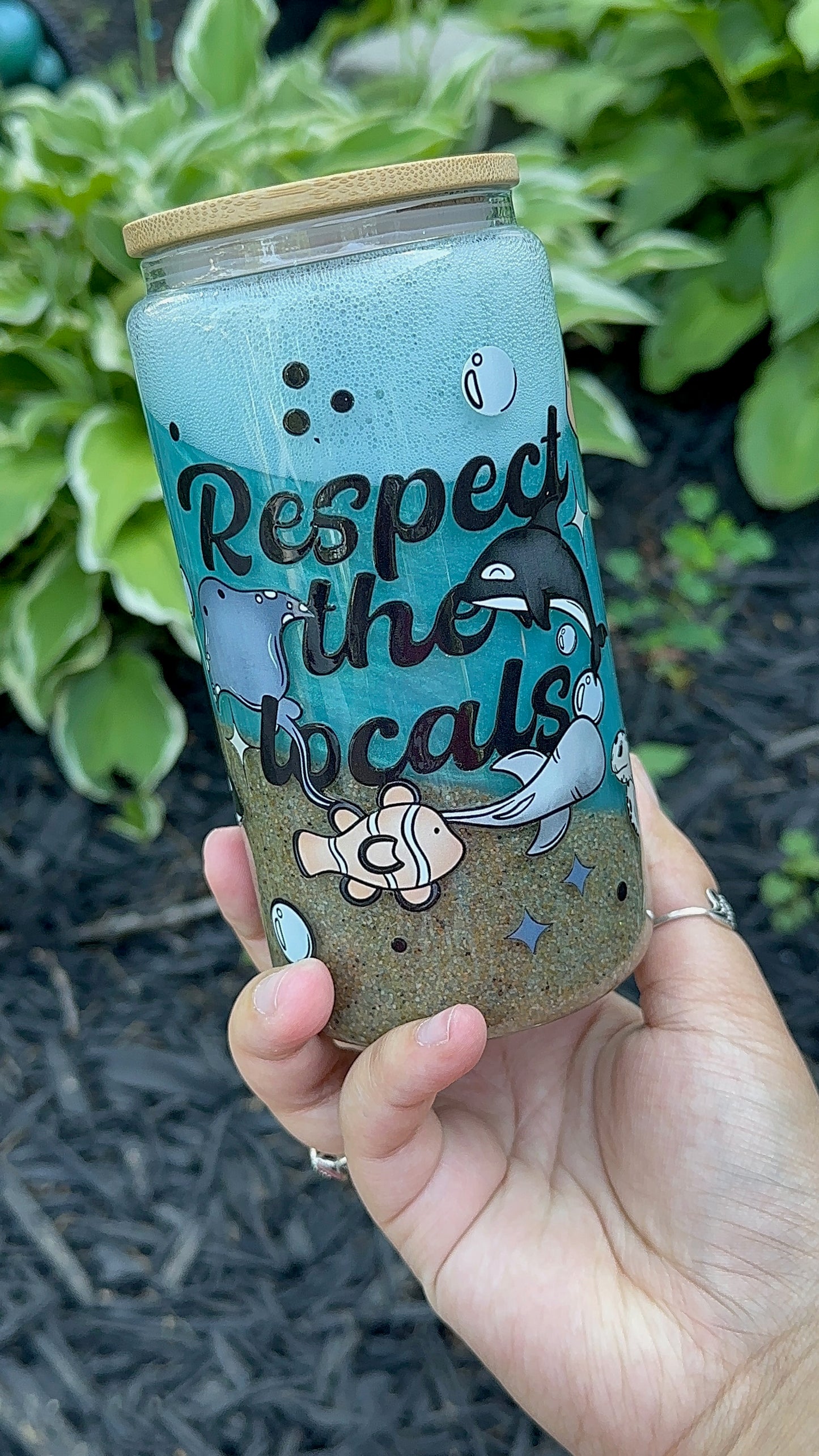 Ocean snowglobes