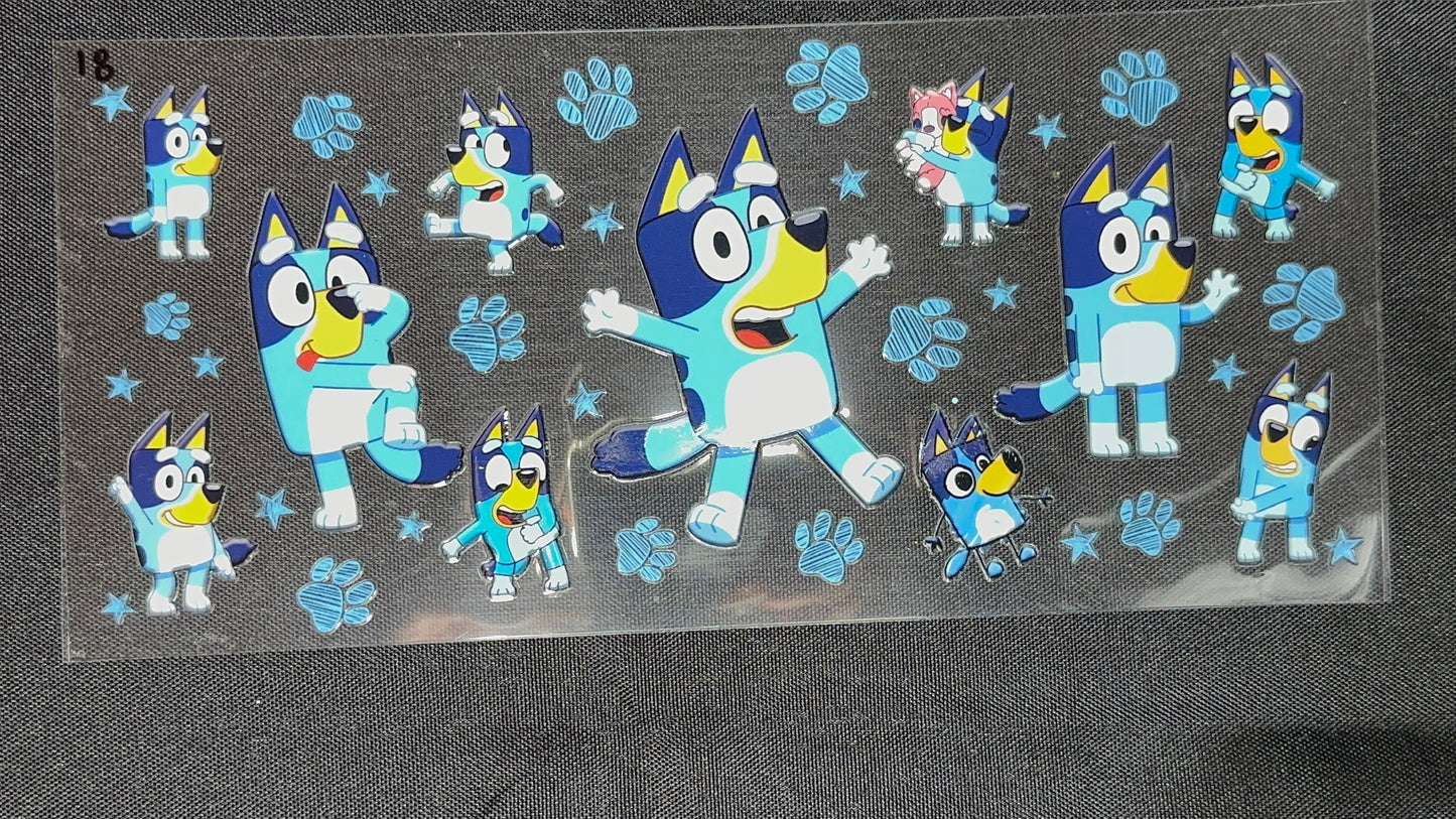 Bluey Paw Prints