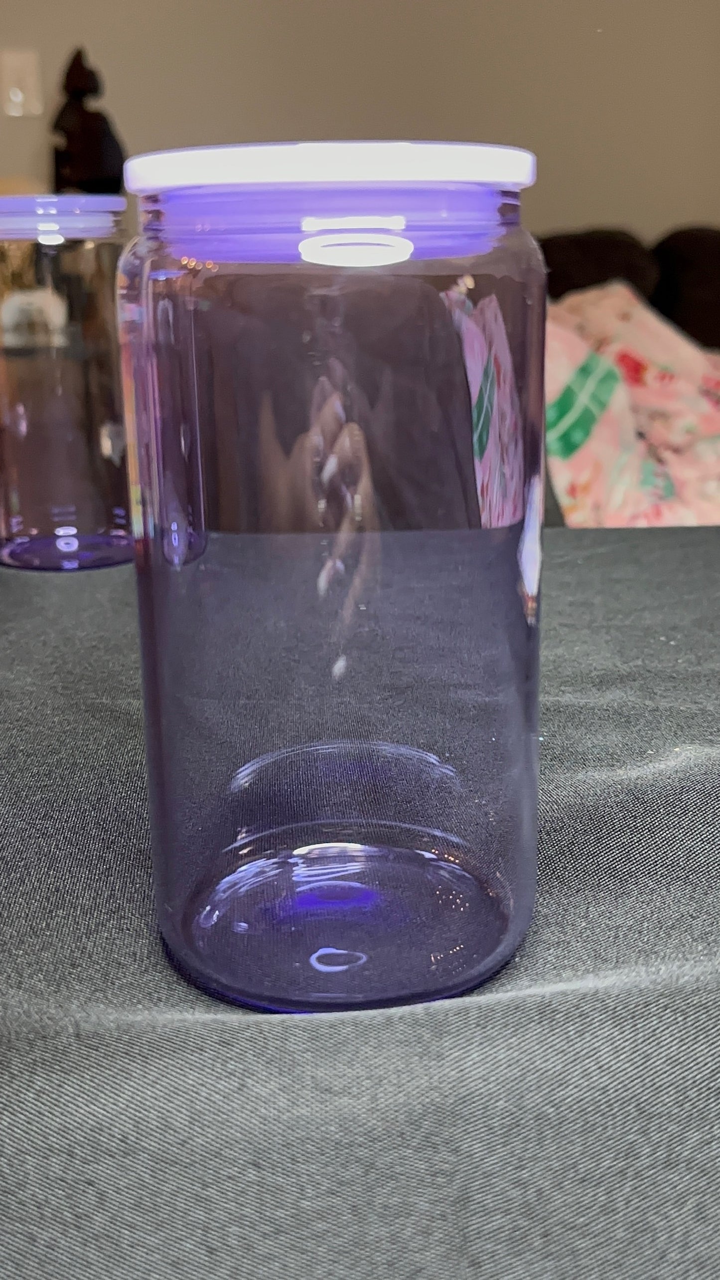 Glass Purple Solid