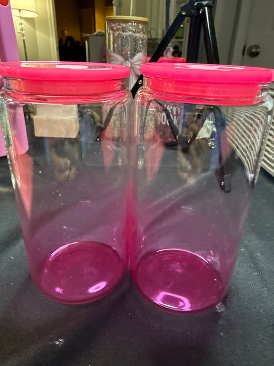 Pink Ombre Glass