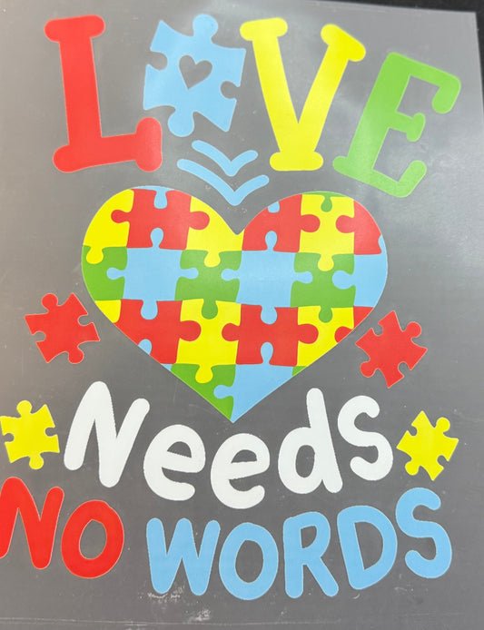 love needs no words