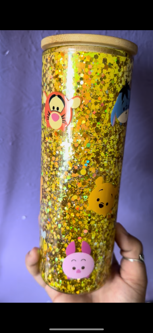 Pooh 20oz glass snowglobe